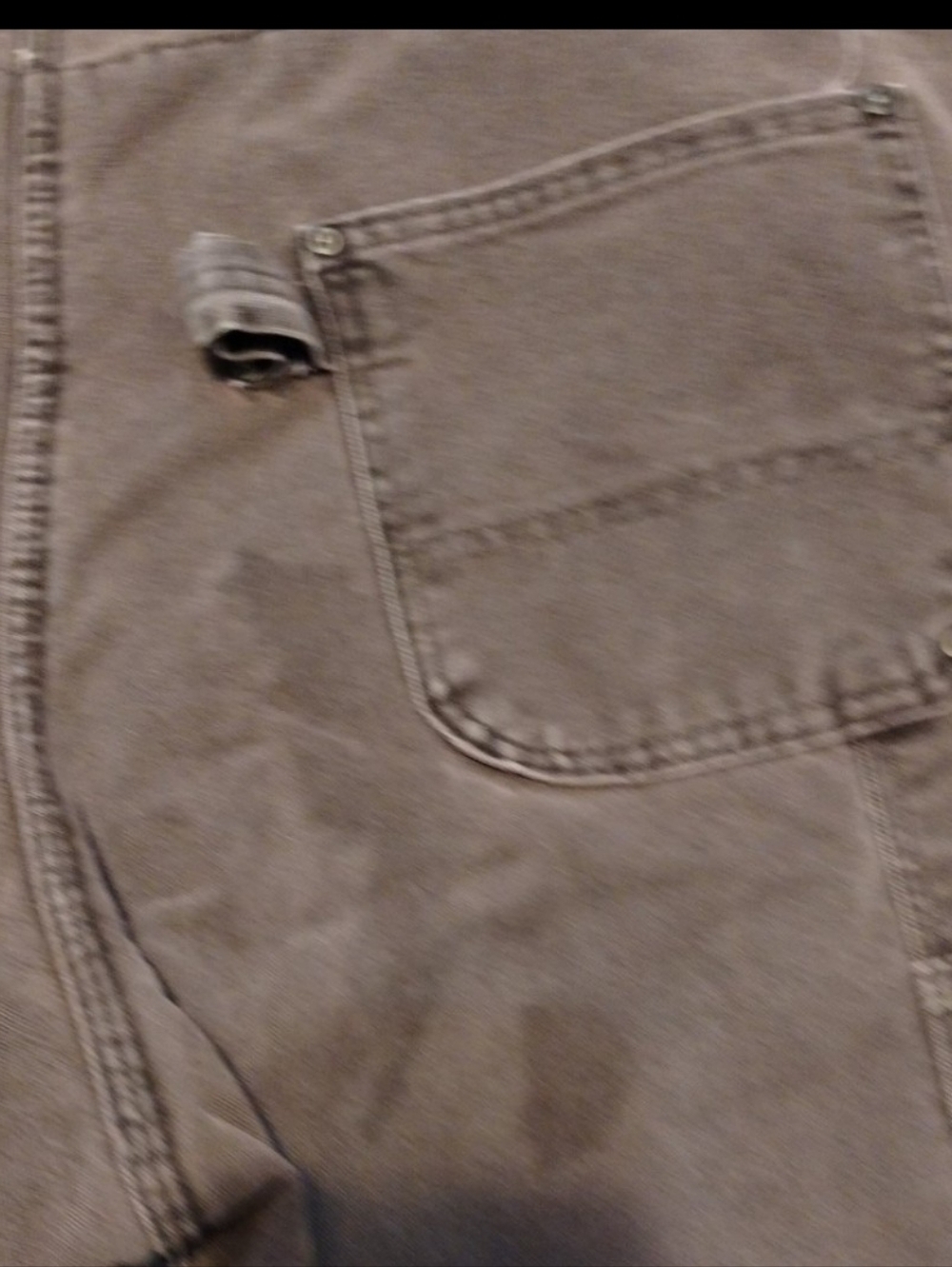Carhartt Double knee heavy canvas work overalls VINTAGE - Picture 5 of 6